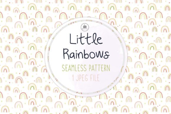 Download FREE Little Rainbows Seamless Pattern - Pattern Collection