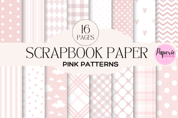 Download Pink Patterned Scrapbook Paper - Pattern Collection