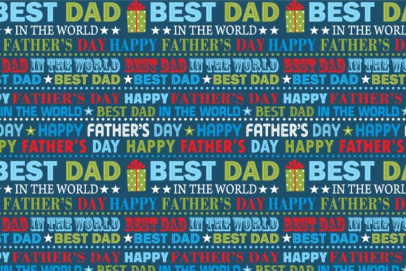 Download Father's Day Seamless Pattern Design - Pattern Collection