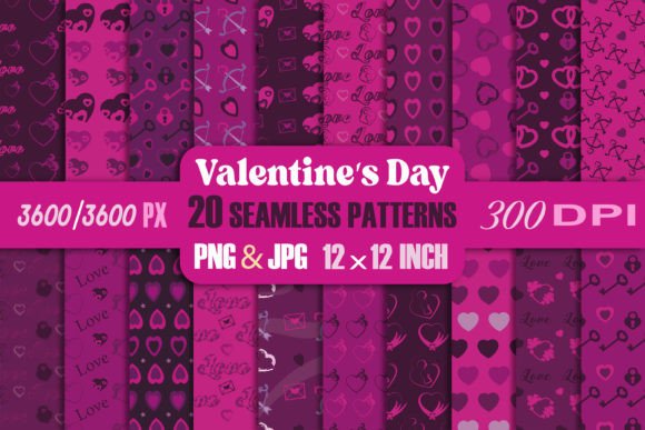Download Seamless Pattern Valentine's Day - Pattern Collection