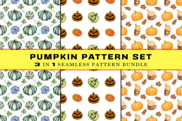 Download Free Funny Pumpkin Seamless Pattern - Pattern Collection