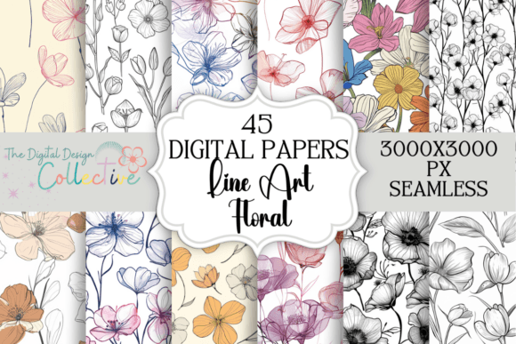 Download Boho Seamless Flowers Patterns - Pattern Collection