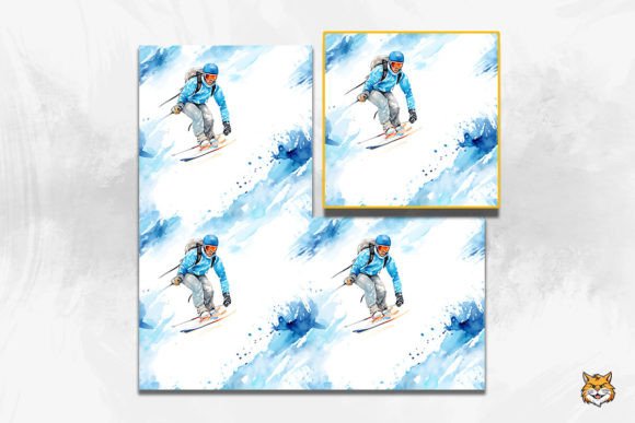 Download Winter Sports Seamless Pattern - Pattern Collection