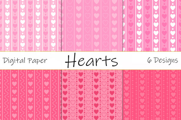 Download Seamless Patterns Valentine's Day Hearts - Pattern Collection