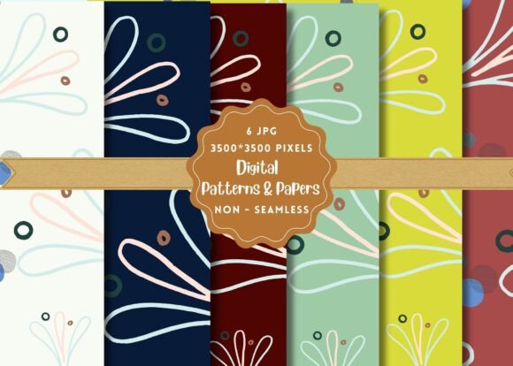 Download Whimsical Digital Paper Patterns - Pattern Collection