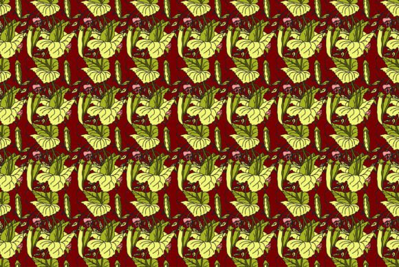 Download Botanical Seamless Pattern Green Peas - Pattern Collection
